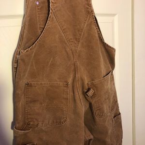 CARHARTT TAN WORK OVERALLS